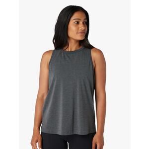 [Fair Harbor] Charcoal Gray The Seabreeze Crew Neck Tank Top Size Small S